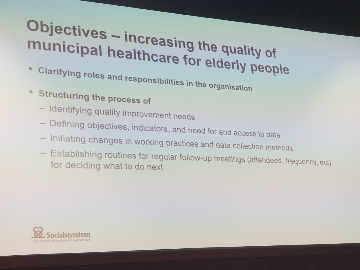 Much of this work can happen at the frontline but demonstrating the "seriousness" of this work using an academic approach to develop a framework engages politicians.  Then combined with PDSA approach to testing and tweaking. Love to see HSR and QI combined!  #Quality2022