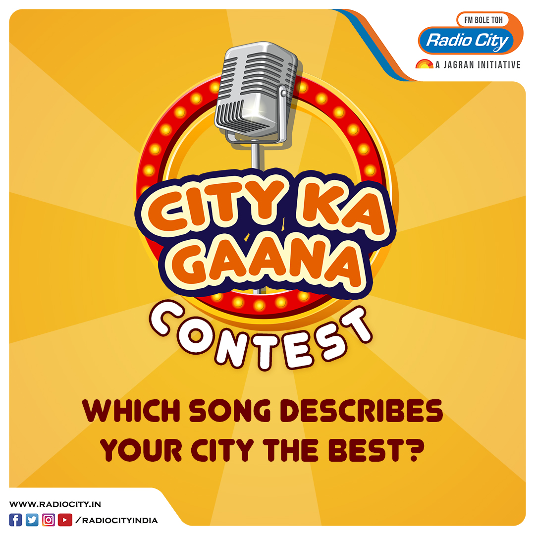radiocityindia's tweet photo. We are loving the response 😍

#CityKaGaana contest will be ending by 7 pm today so make sure you give your best. Brownie points for those who invite their friends to participate too. So get tagging!

#MusicDay #worldmusicday2022 #Contest https://t.co/Z497laTa4y