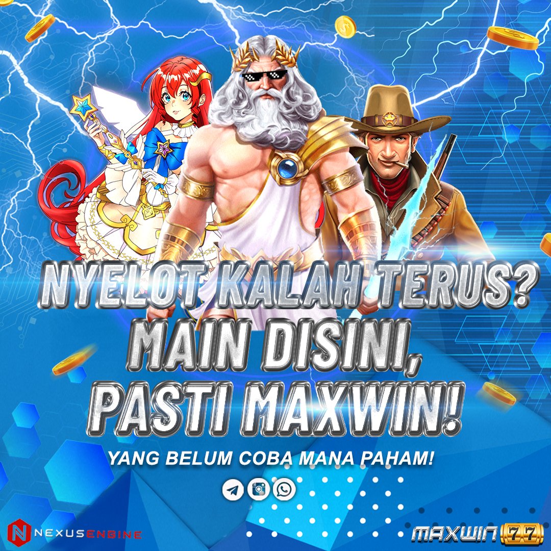 Maxwin77O's tweet photo. Maxwin77 - Sebuah Revolusi Bermain Slot Terbaik Mudah Maxwin Slot!

Link : https://t.co/rNuEUDNrDa
#Maxwin77 #Maxwin #win77 #maxwinslot #slotmaxwin #agenmaxwin77 #slotmaxwin #agenmaxwinslot #judislotonline #agenslotonline #agenslot77 #judislot77 #bandarslot77 #slotonline https://t.co/JqUq9KL2Al