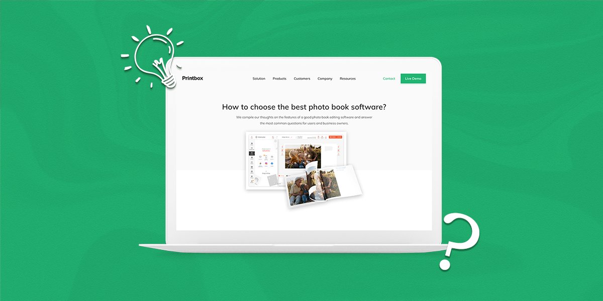 get_Printbox's tweet image. Do you know how to choose the best photobook #software? 🤔
We compile our thoughts on the features of a good photo book editing software and answer the most common questions for users and business owners. Check it out: bit.ly/3bj4YX6