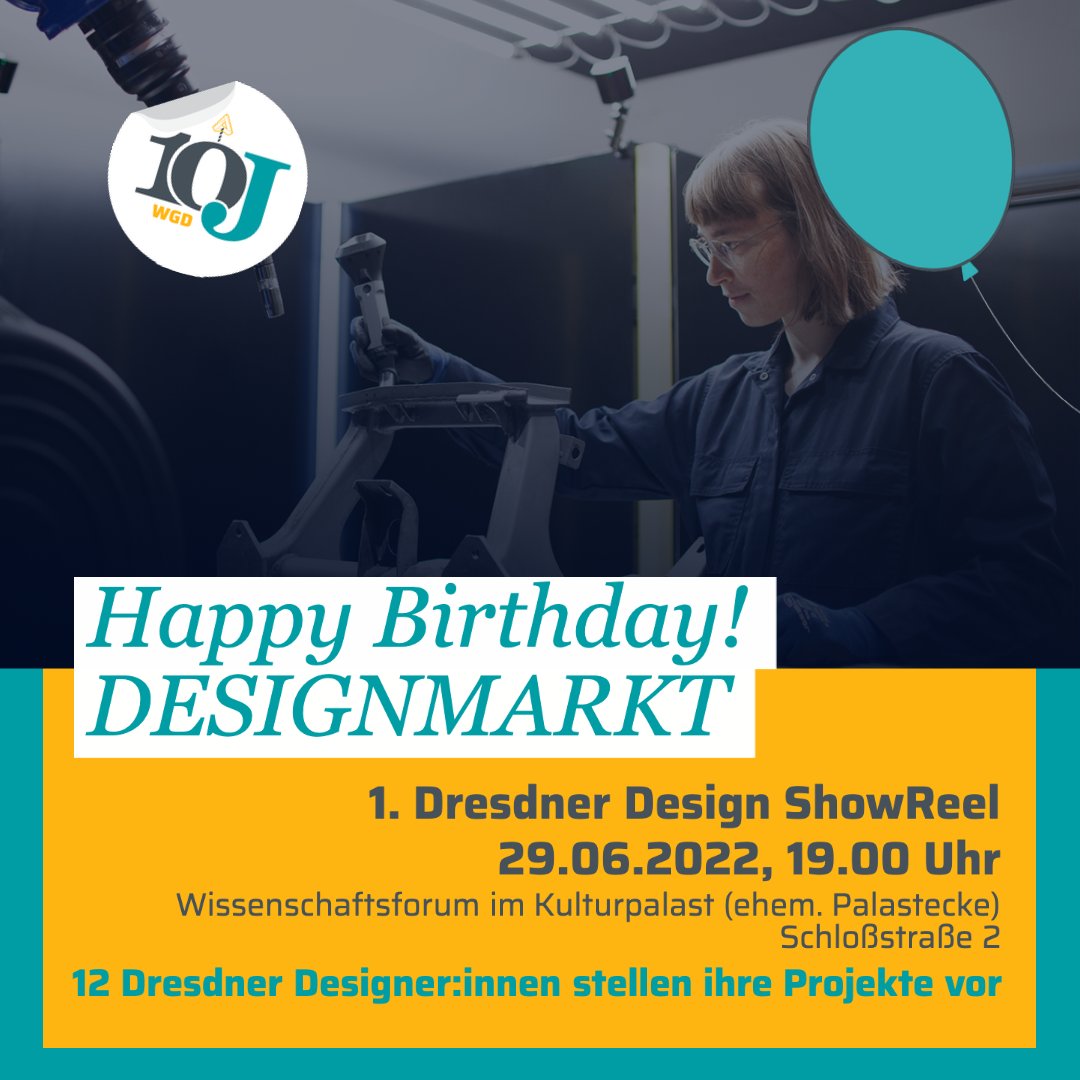 WirGestaltenDresden (@wirgestaltendd) on Twitter photo 1. Dresdner #design #showreel Abend im Wissenschaftsforum <a href="/kulturpalast/">Kulturpalast</a> am 29.6.22 - Start 19 Uhr
12 Dresdner Designer:innen zeigen aktuelle Projekte
Anmeldung: bit.ly/3zOuu0B
#wirgestaltendresden @UXMAgermany <a href="/wandelbots/">Wandelbots</a> @JensKrzywinski <a href="/techndesigner/">Technisches Design</a> <a href="/neongrau/">Johannes Otte</a> ... 1. Dresdner #design #showreel Abend im Wissenschaftsforum <a href="/kulturpalast/">Kulturpalast</a> am 29.6.22 - Start 19 Uhr
12 Dresdner Designer:innen zeigen aktuelle Projekte
Anmeldung: bit.ly/3zOuu0B
#wirgestaltendresden @UXMAgermany <a href="/wandelbots/">Wandelbots</a> @JensKrzywinski <a href="/techndesigner/">Technisches Design</a> <a href="/neongrau/">Johannes Otte</a> ...