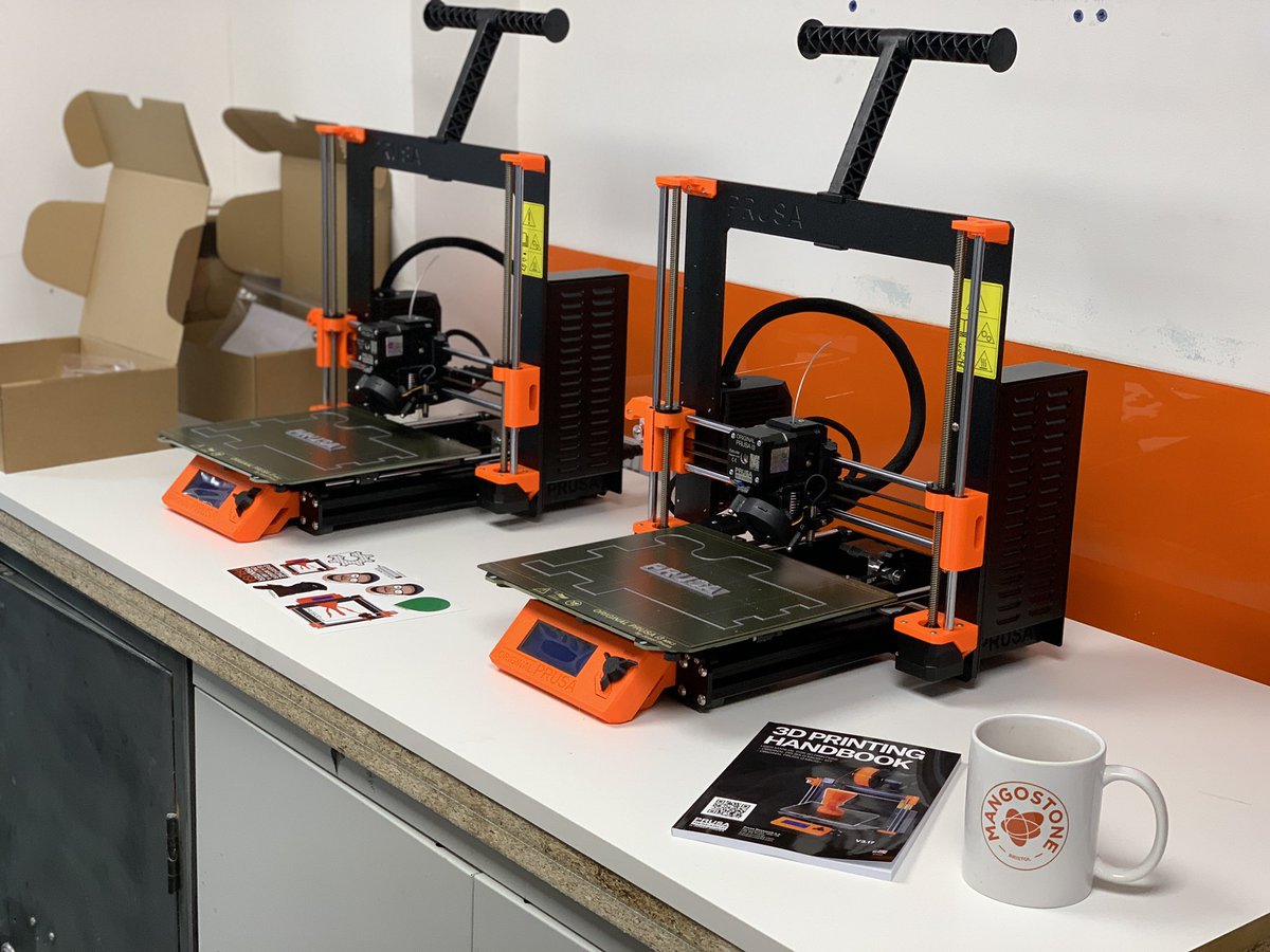 Buying new things…. All orange for @Mangostone01 I’ve always wanted a @HermanMiller chair, and another @formlabs 3D printer AND a couple of @Prusa3D fdm printers too, just for good measure. #3Dprinting #props #propmaking #wearemakers #investment #expansion #creativity