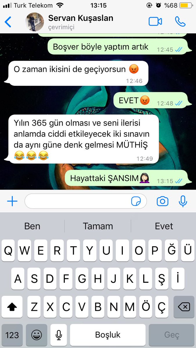 Ünlü düşünür arkadaşım <a href="/ServanKusaslan/">Servan</a> ‘ın hayatımdaki zorluklara yaklaşımı ektedir