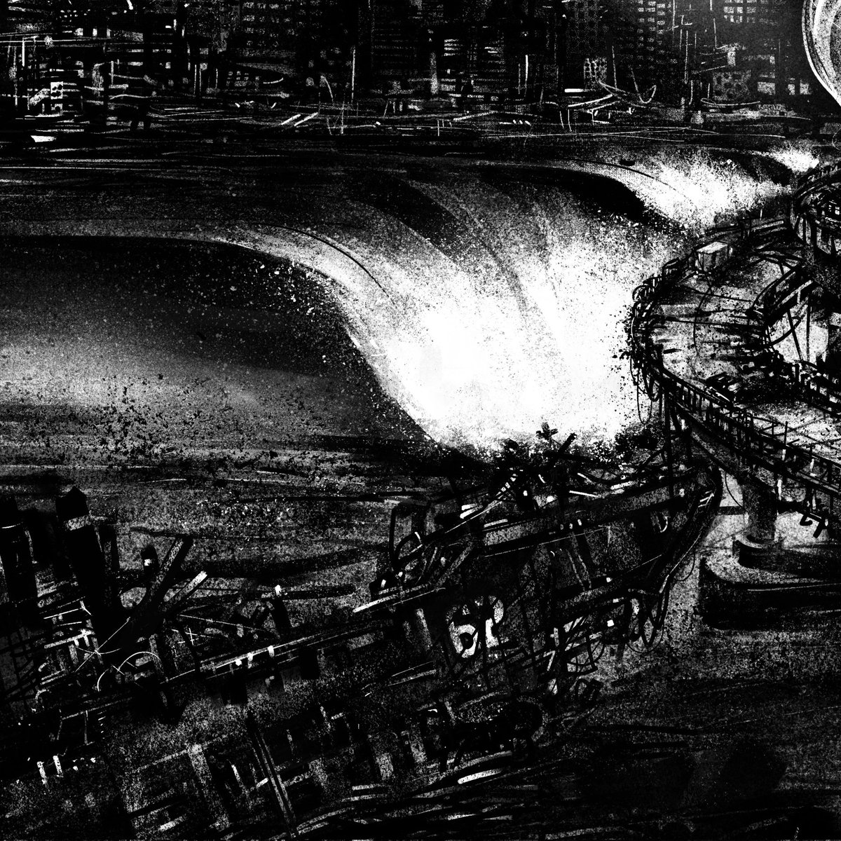 FR3ED00M's tweet photo. 🌊☢️ FLOODS - TOKYO ☢️🌊
🇯🇵
Coordinates: 35°38′11″N 139°45′49″E Conditions: 90 ft 24 sec offshore 🌊

The 4th 1/1 #MusicNFT
 from the FLOODS Collection
 on @catalogworks🚀

Music: @0xJitzu🎶
Artwork: @FR3ED00M🖌️

👁️Check it out!👁️
https://t.co/OvTnGWOark https://t.co/XFIlEGBPhW