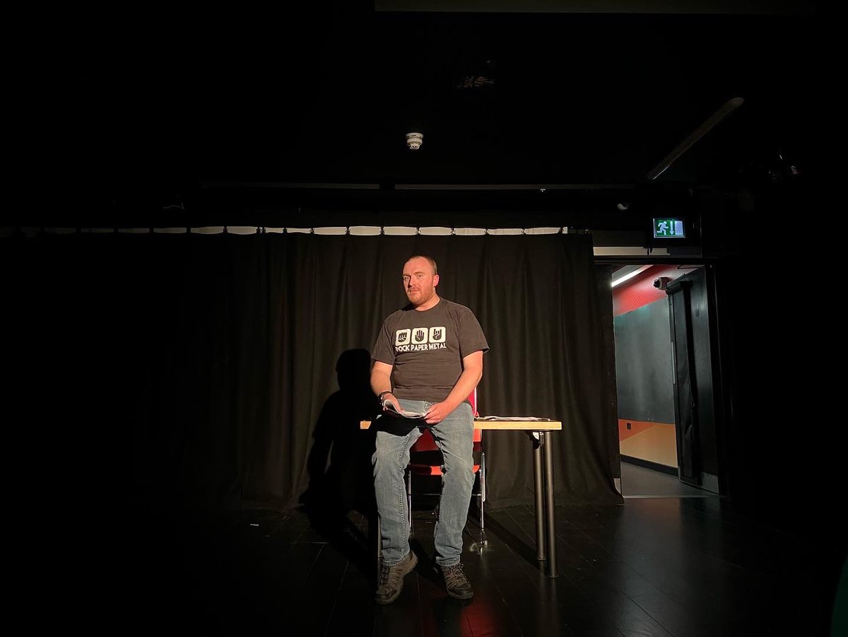 FunkyLlamaTRP's tweet photo. We had an incredible time watching the work in progress sharing of ‘Stuck On Chapter One: An Autistic Writer’s Rant’, written and performed by #SpikeBrooks
Huge congratulations to Spike - we can’t wait to see what you do next!
#FunkyLlama🦙 #Artist #Writer #Legend😎 https://t.co/sRqxgjosR9