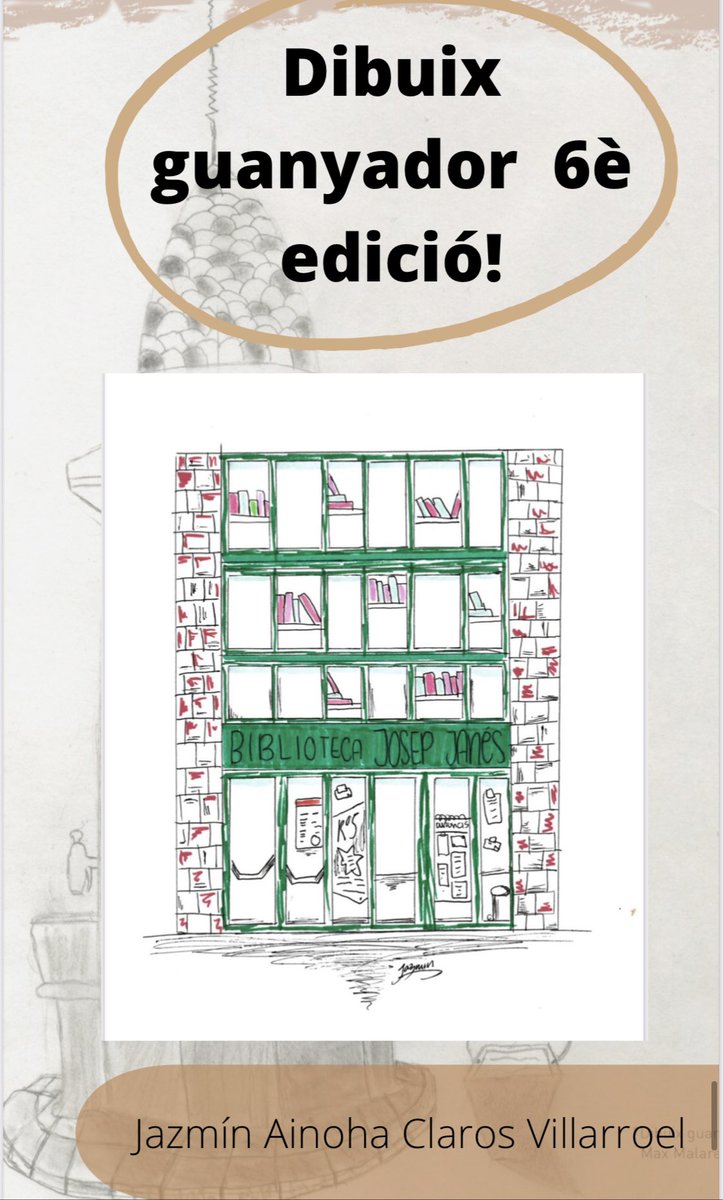 Súper Dibuix Guanyador del V Premi Especial Antoni Bernal i Romero! Súper Felicitats Jazmín Ainhoa Claros Villarroel de l’ Acadèmia Cultura <a href="/AC__cultura/">Academia_Cultura</a> ! Súper Dibuix de la Biblioteca Josep Janés <a href="/BibJosepJanes/">Biblioteca Josep Janés</a> !