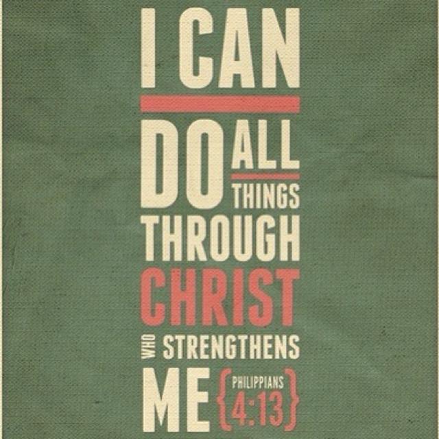 He is my strength.