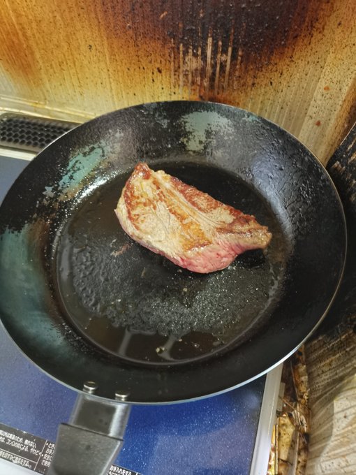 とりま周り焼いて… 