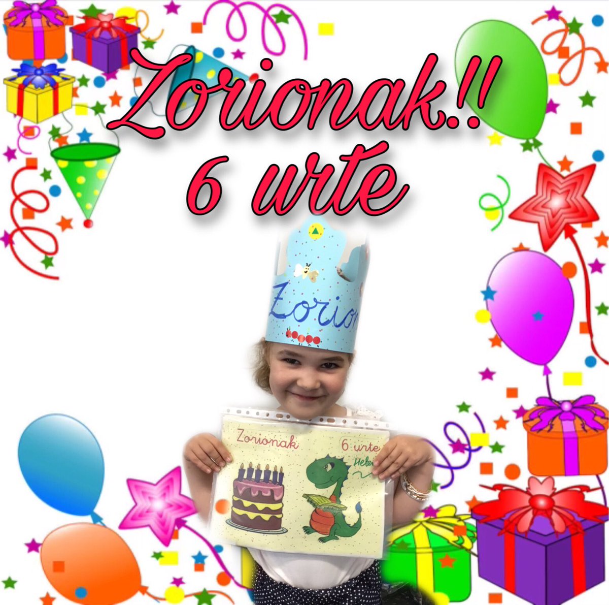 hhmoreak's tweet photo. Udan Heleneren urtebetetzea izango da eta guk gaur ospatu dogu ikastolan!!! Zorionak potxola!!!!Ondo pasa zure egunean!!!😘😘😘 https://t.co/0fx4ZQhCJn