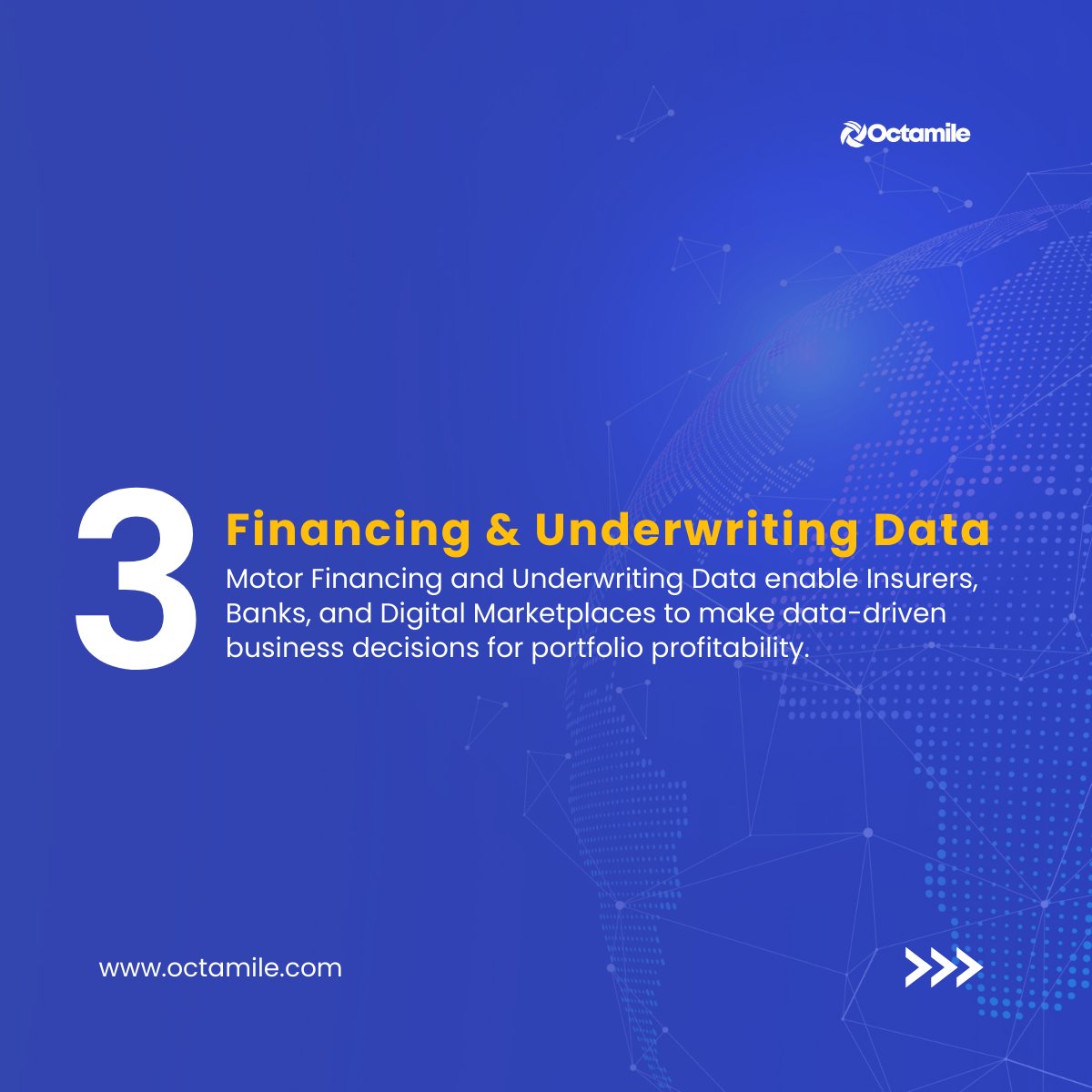 octamile's tweet photo. Motor Financing and Underwriting Data enable Insurers, Banks, and Digital Marketplaces to make data-driven business decisions for portfolio profitability.
Thereby reducing unforeseen business risks.
#Insurtech #autounderwriting #motorfinancing https://t.co/zOEX23lsN9