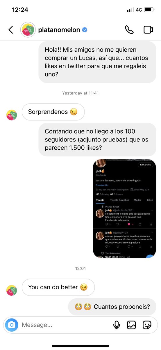 jadxoliv's tweet photo. mhan dit "a ver que consigo"  SISPLAU vinc a mendigar likes i retweets, colaboreu en la meva felicitat https://t.co/xc8kw5gO5N