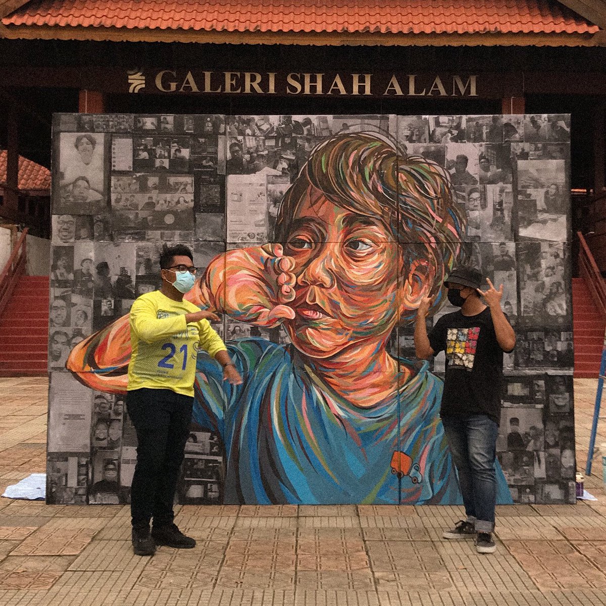 aimmanhafizal's tweet photo. We made it @raisazmi93 🥳

#TeamSolitaryWall #BMS2021 #BakatMudaSezaman2021 #NAG https://t.co/mpibAC7elD