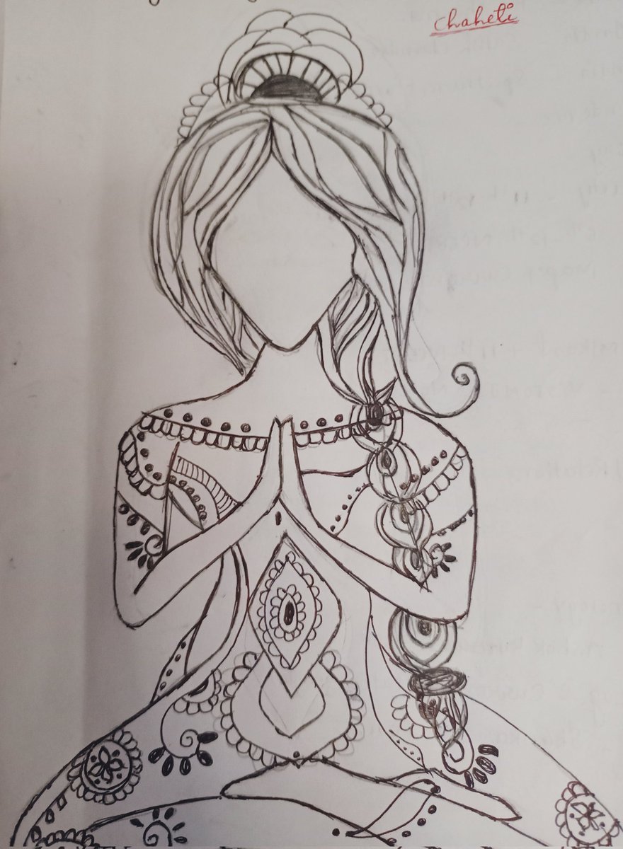 ChahetiJain11's tweet photo. Art is the expression of the profoundest thoughts in the simplest way. https://t.co/evRXe01ttY