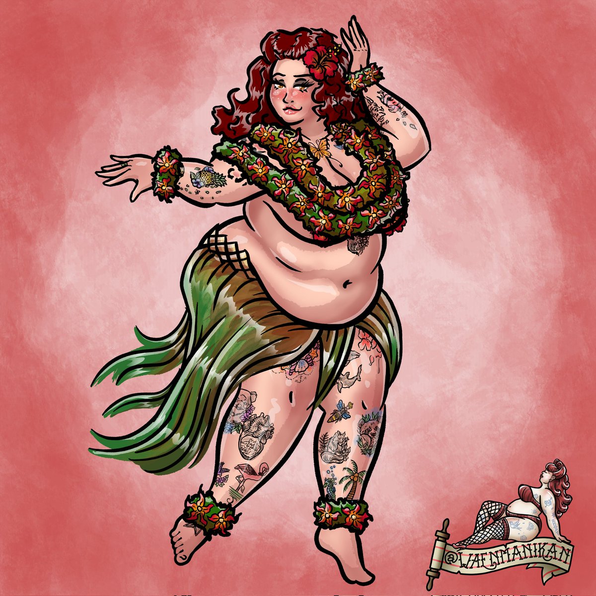 WaenManikan's tweet photo. A little hula dancer for the lovely Jennay Lynn
.
.
.
.
.
#plussize #plussizemodel #artist #illustration
#bodypositivity #pinup #plussizepinup
#illustrator #bbwart #bbwbombshell #bbwbeauty #bbwartwork #bbw https://t.co/Rub5pO8lcA