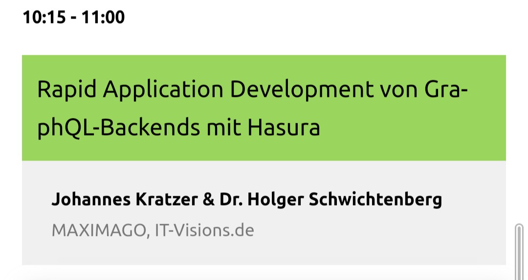 Johannes Katzer (@softwarekater) on Twitter photo Auf dem Weg zur #enterJS nach Darmstadt. Ich habe mit <a href="/DOTNETDOKTOR/">Dr. Holger Schwichtenberg</a> einen Vortrag zu Rapid Application Development mit <a href="/HasuraHQ/">Hasura</a> vorbereitet und freue mich auf viele andere Vorträge. <a href="/iX/">iX-Redaktion</a> <a href="/heisedc/">heise Developer</a> <a href="/dpunkt_verlag/">dpunkt.verlag GmbH</a> Auf dem Weg zur #enterJS nach Darmstadt. Ich habe mit <a href="/DOTNETDOKTOR/">Dr. Holger Schwichtenberg</a> einen Vortrag zu Rapid Application Development mit <a href="/HasuraHQ/">Hasura</a> vorbereitet und freue mich auf viele andere Vorträge. <a href="/iX/">iX-Redaktion</a> <a href="/heisedc/">heise Developer</a> <a href="/dpunkt_verlag/">dpunkt.verlag GmbH</a>