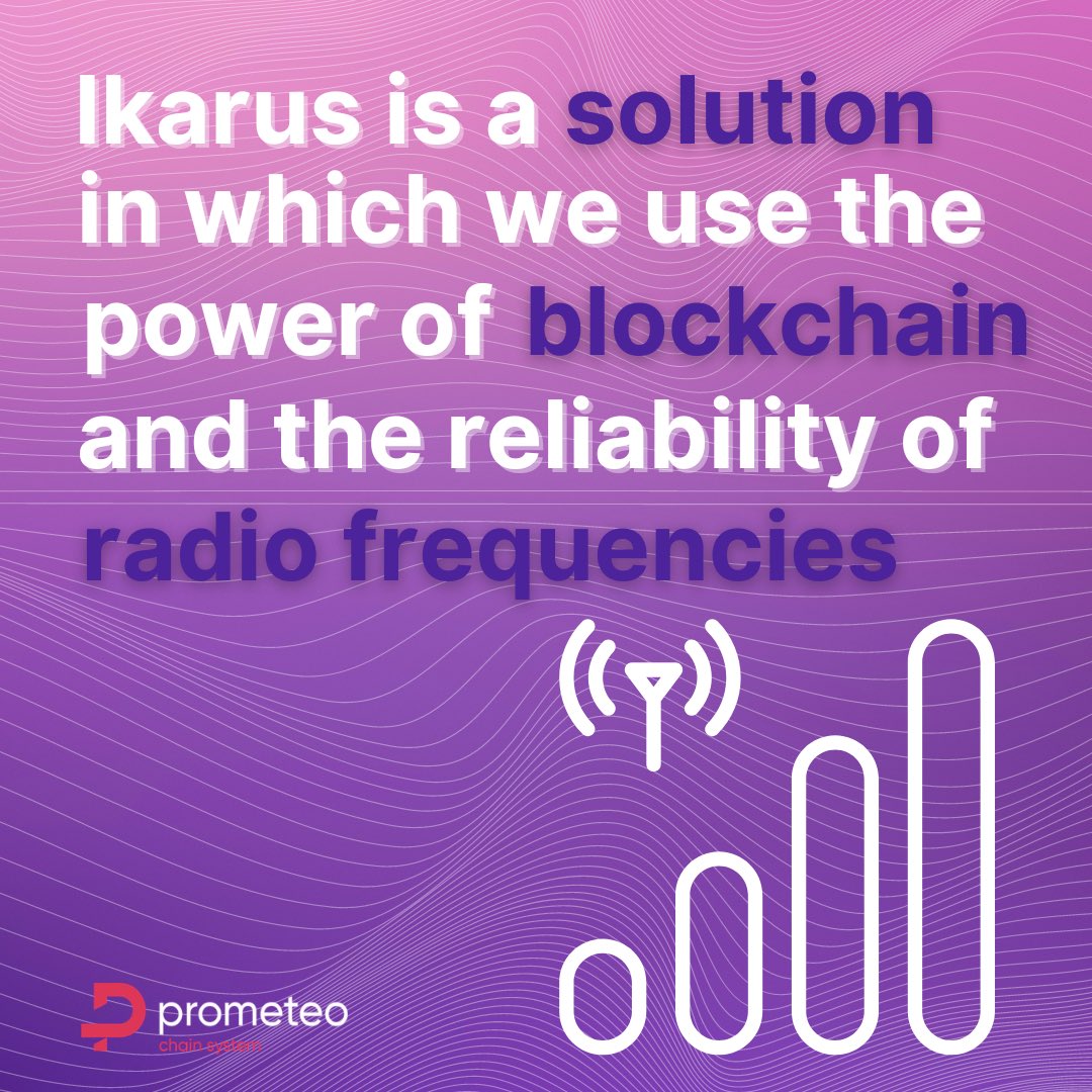 Ikarus is a solution in which we use the power of #blockchain and the reliability of radio frequencies! 

Therefore, we create a line of devices from a portable device (TAG) of the user to Master and Slave stations.🛠

#ikarus #navigationsystem #gnss #PoN #ICO #crowdfunding