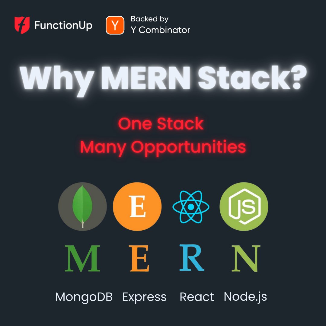function_up's tweet image. Why Learn MERN stack?
Mern stack has emerged as one of the most popular user friendly full stack development structures with the flexibility to develop a wide range of applications. It is one of the best tech stacks to learn.
functionup.org/?utm_source=So…
#cloud #machinelearning #AI