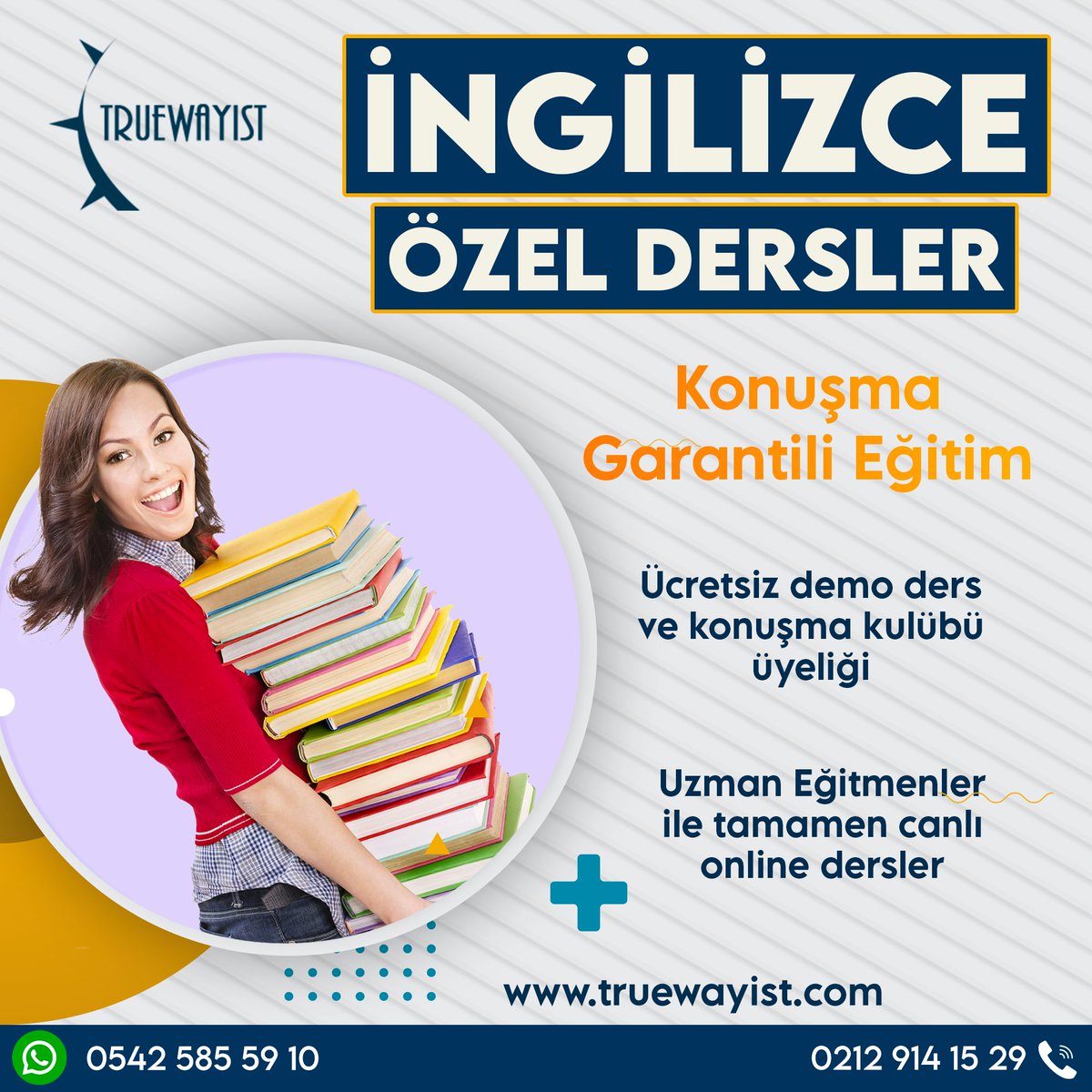 truewayist's tweet photo. Konuşma Garantili İngilizce Özel Derslerimiz Kaçırmayın!

0 542 585 59 10
https://t.co/iUz03NJpVh
 #ingilizce #dilokulu #onlineingilizce #onlineeğitim #ingilizcekursu #ingilizceğitimi #english #yurtdisi #yurtdisiegitim https://t.co/7fmSox6yQ8
