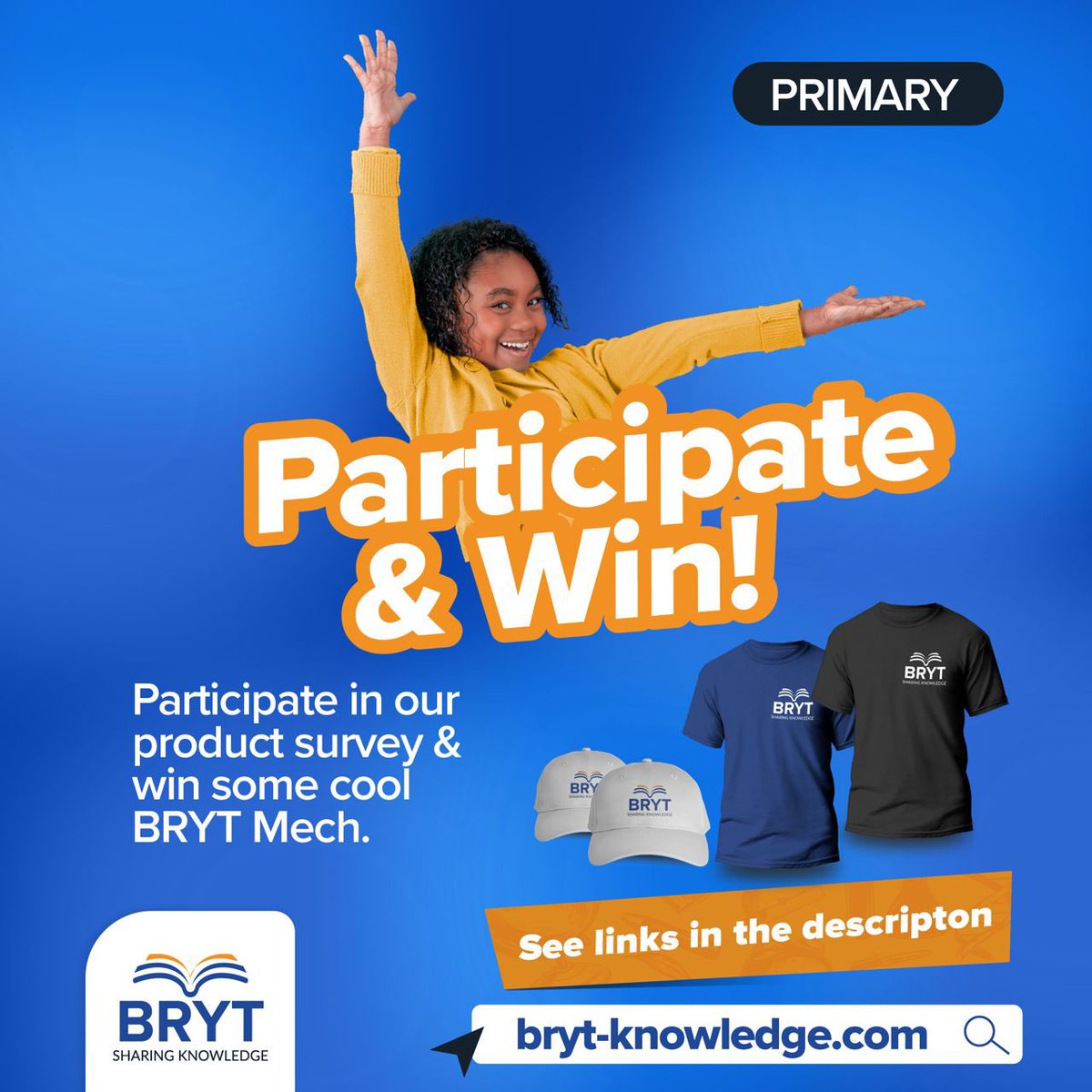BrytKnowledge's tweet photo. Enter our latest product survey competition &amp; stand a chance to win

Young professionals: https://t.co/OjrodTv3qZ

Tertiary Level students: https://t.co/iid6G7ajZq

Secondary school students: https://t.co/rWLvQX4EuP

Primary school students: https://t.co/tLpswcUNkv https://t.co/V5ljLPrXuV