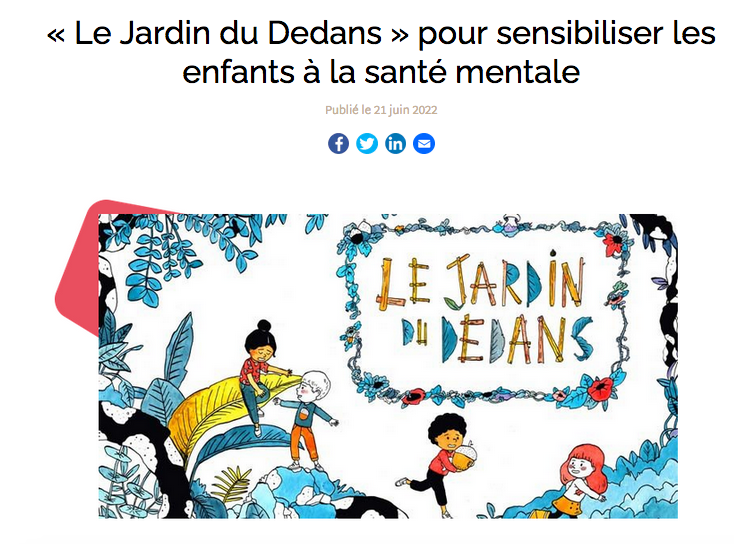 #Psycom, le site d’information sur la santé mentale, a créé le kit pédagogique #LeJardinDuDedans pour #sensibiliser les #enfants à la #santé #mentale et aider les #adultes à #aborder ces #questions complexes avec eux. @Psycom_actu santementale.fr/2022/06/le-jar…