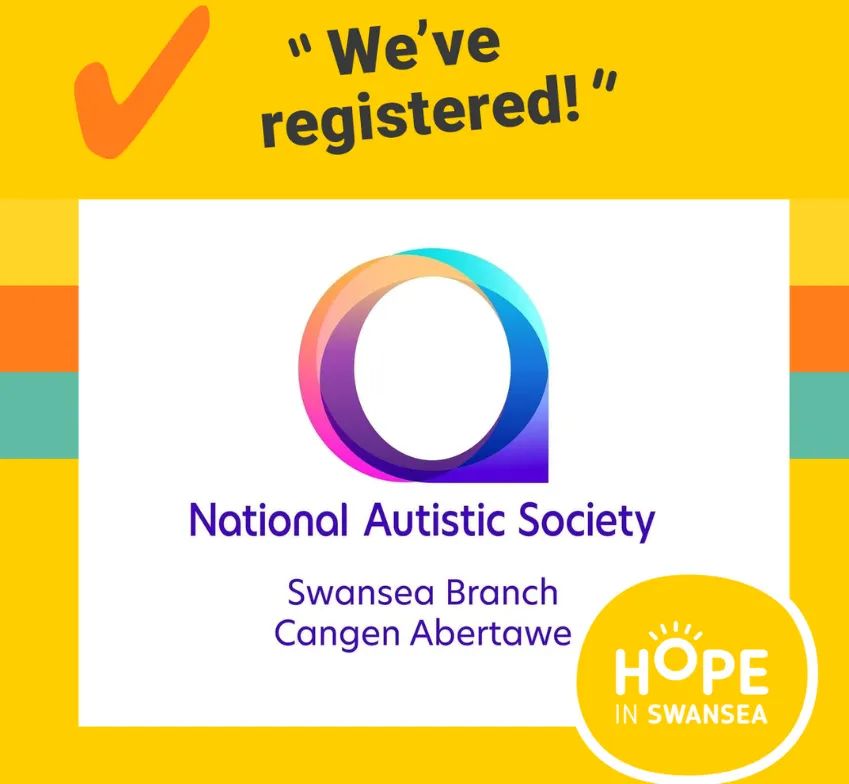 NASSwansea's tweet photo. WE'VE REGISTERED!
We are happy to announce we have registered on the @HopeinSwansea app.
Go to the website https://t.co/f11qeLU8RX and click 'register your service'!
#autism #volunteers #community #support #Hopeisjustaclickaway #HopeinSwansea https://t.co/s1y3w9lPgR