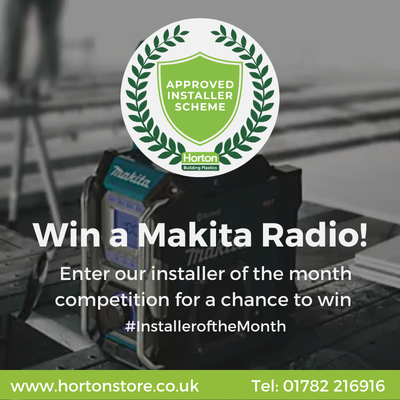 Hortonline's tweet photo. Don't forget to enter our Installer of the Month Competition for the chance to win a Makita Site Radio!

Send your entries in!
Email: rob@hortonbp.co.uk
SMS/WhatsApp: 07955 011311
.
#makitaradio #installerofthemonth #hortonbp #buildingplastics #stokeontrent #staffordshire #crewe https://t.co/GxksLxQqCy