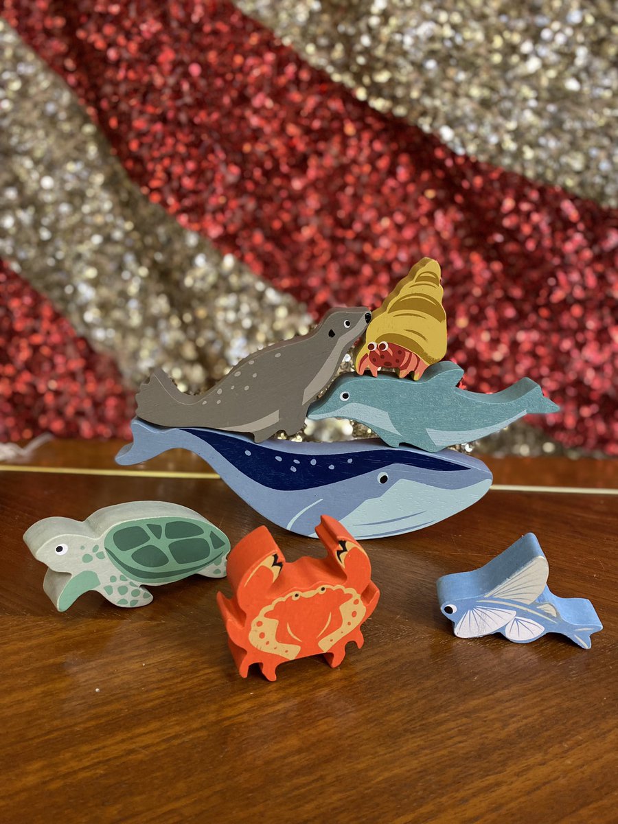 mcwhiggins220's tweet photo. Open Tuesdays 11-7pm 
Shop in store 7 days a week 
Shop online 24/7 

🌊 WHAT IS YOUR FAVORITE- REAL- COASTAL CREATURE ?? - I’ll go first [the DOLPHIN] 🐬 

🌊 Click this link to shop what’s NEW from @tenderleaftoys  ⬇️ 

https://t.co/OIB0PbTdh5 

#womanowned #Sustainability https://t.co/nDyyRDQWNy
