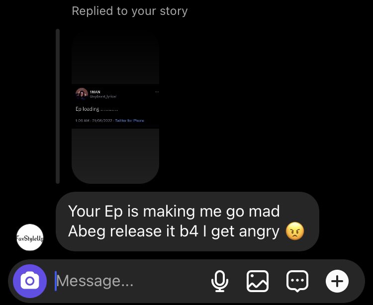 vybrant_lyrical's tweet photo. My Instagram dm be like โVybrant drop the Epโ ๐ค
#MIE Ep
#MamasImage Ep https://t.co/b04QFfdcW2
