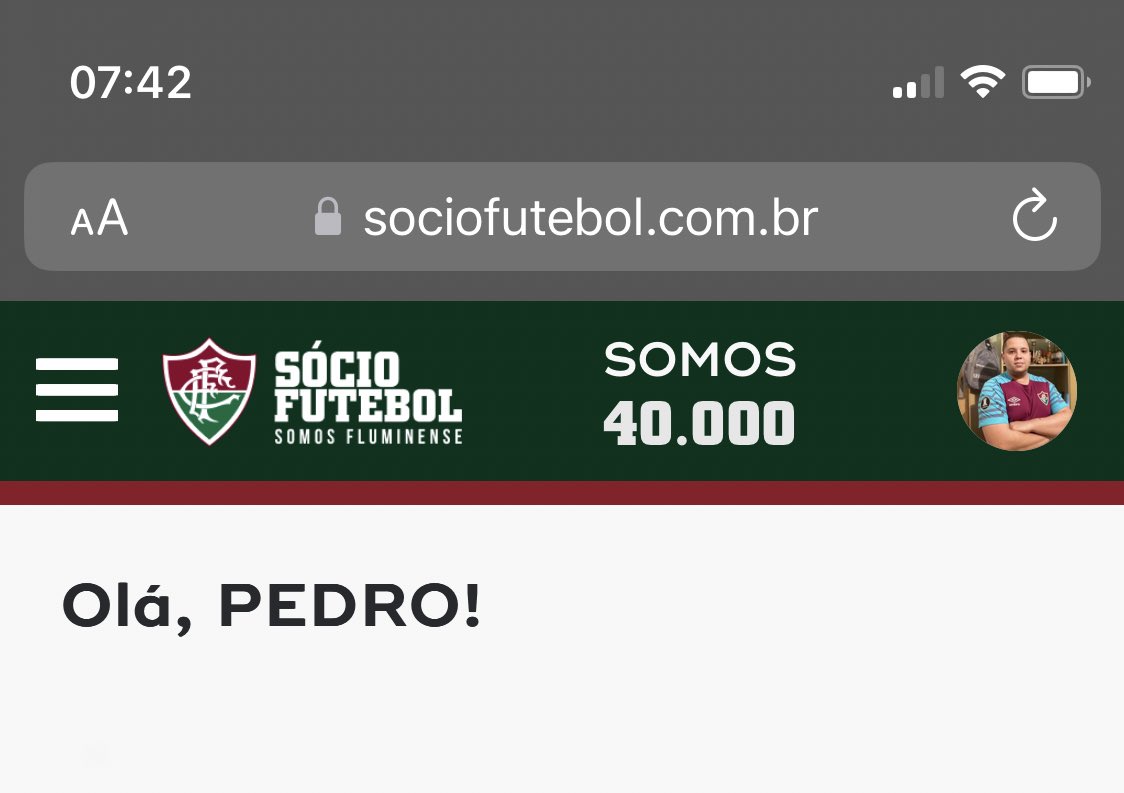 oflumeodeia's tweet photo. O @FluminenseFC BATEU A MARCA DE 40 MIL SOCIOS ALELUIA  #Flu40k https://t.co/LXoB9P6Prv