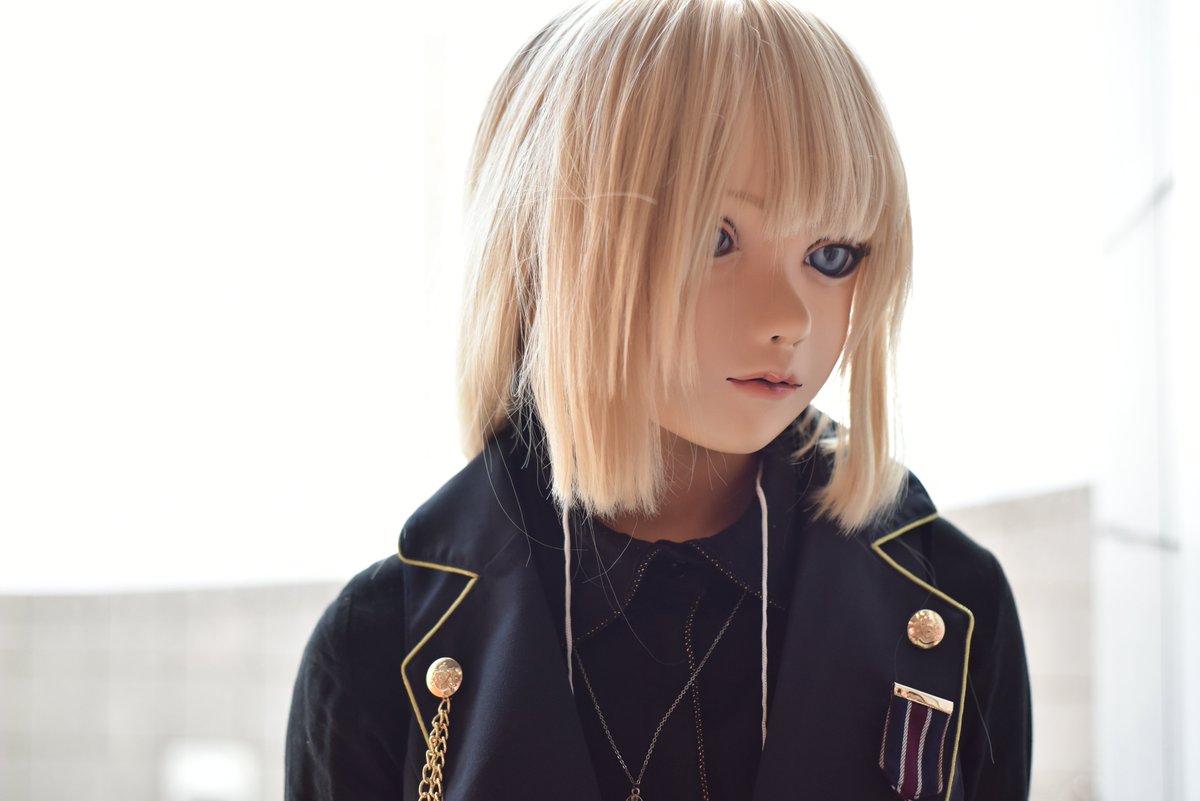 1日1枚ドール面 #ドール面 #ドールマスク #DollMask #ぬこパン