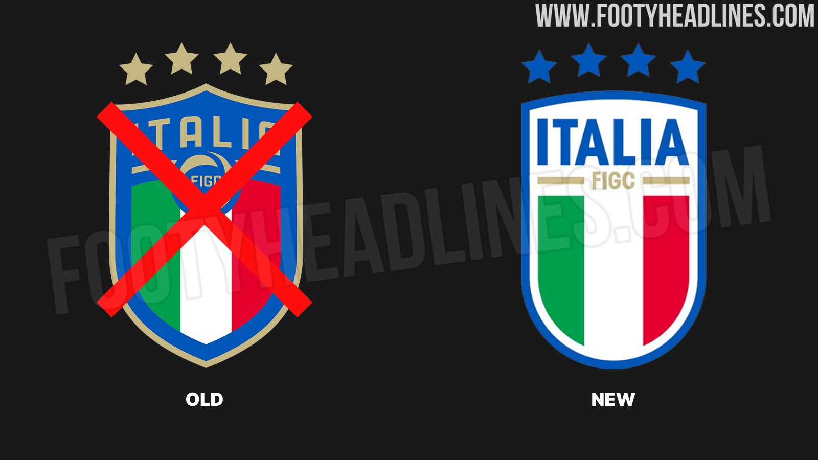 How the logos of Italian football are changing?