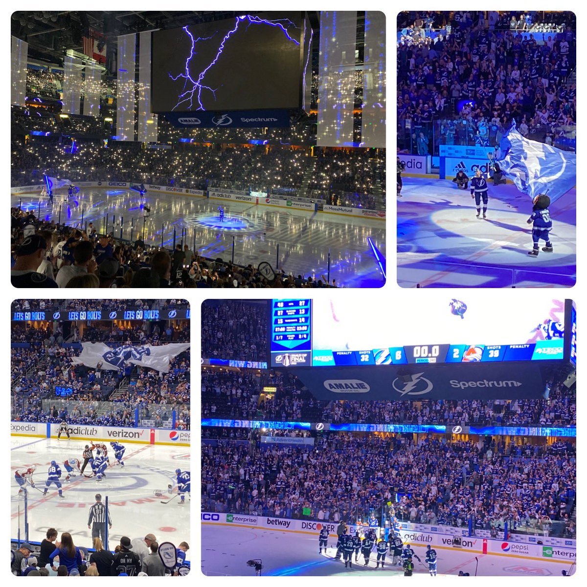 Thanks @CedSaidZed awesome game and win! #StanleyCup #GoBolts #bucketlistitemcrossedoff #nosleep