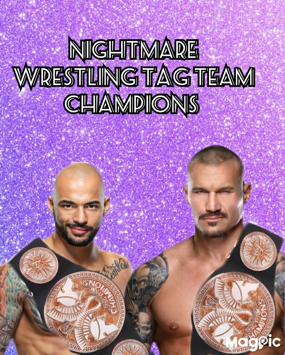 NightmareWrest4's tweet photo. @Finnloves_anna_ @RightHandJeyRp tag champions https://t.co/Do3jpmEvS8