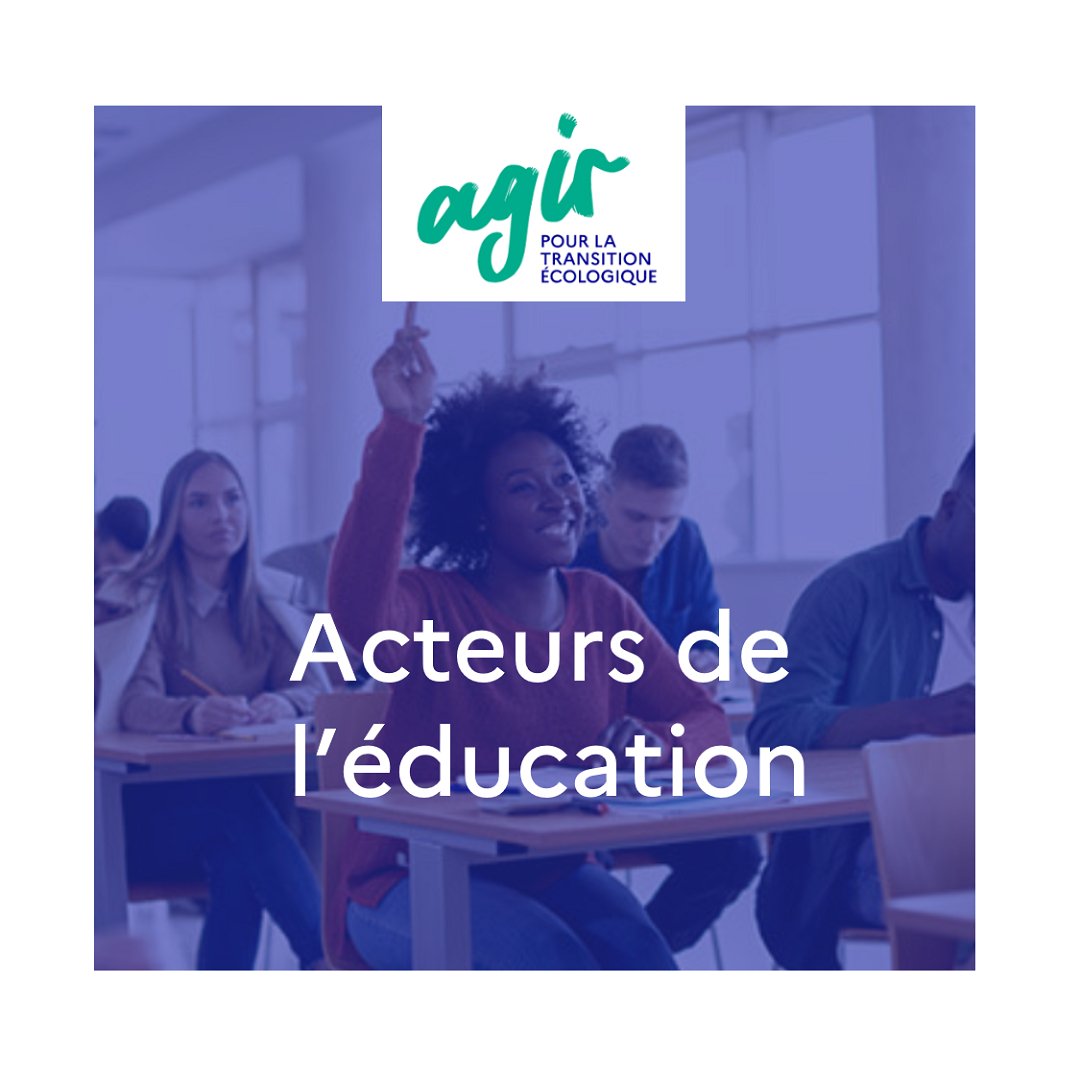 #MardiEDD ♻🆕 La plateforme « Agir pour la transition » de l'<a href="/ademe/">ADEME</a> ouvre une nouvelle rubrique destinée à tous les acteurs de l’éducation. 

Découvrez une sélection de formations et des ressources pour tous les niveaux, en lien avec les #ODD2030 ✅ tinyurl.com/3x27954v