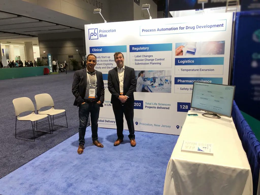 princetonblue's tweet photo. We're excited to be exhibiting at #DIA2022 again. If you're in attendance, visit us at Booth 2400 to watch process automation solutions for drug development. Learn more: https://t.co/lCTLbO77SS https://t.co/VjAFCs0Jos