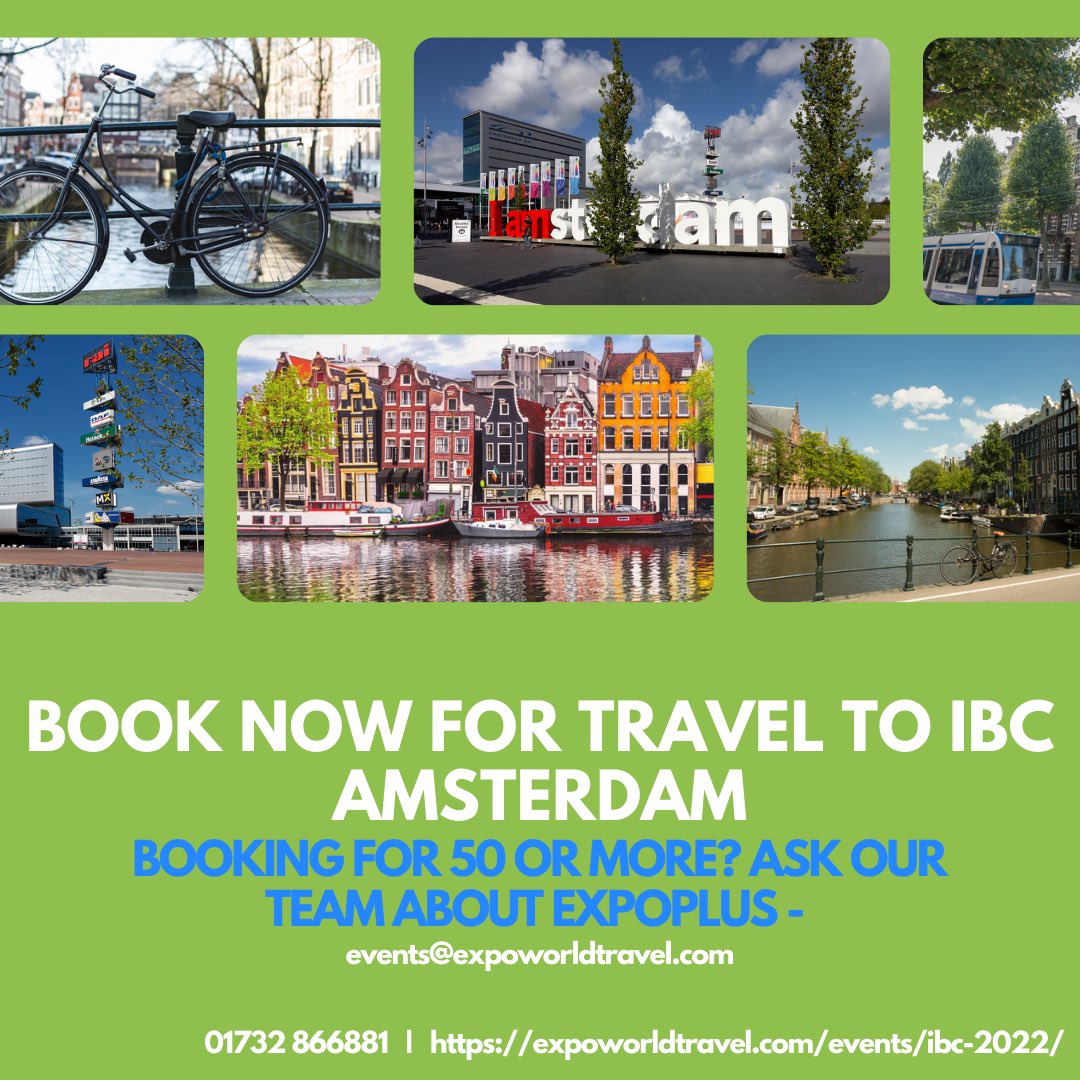 ExpoWorldTravel's tweet photo. Amsterdam City Centre hotels still available for IBC with Expo World Travel- Book Now!!! #IBC #world #travel #hotel #book #booking #business #trip #travelling #september #Amsterdam https://t.co/S9aAfZ31uC