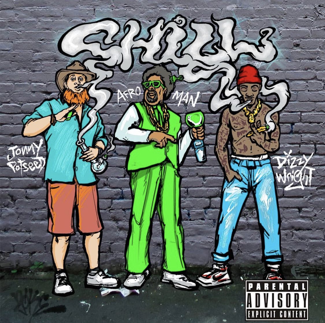 majorplayers1's tweet photo. Jonny Potseed, Afroman and Dizzy Wright single “Chill” Out Now on all DSPs.  Stream here https://t.co/e4DApx9E2u #hiphop #jonnypotseed #chillsingle https://t.co/XWe1u0aczZ