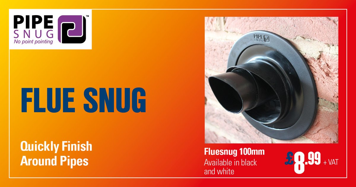 Install the PipeSnug in seconds with a long-lasting, professional finish. Its air and water-tight! Just £8.99! Prices exclude VAT and available to our Trade Only customers as per our T&amp;C's. ow.ly/vuEo50JClHe #williamstradesupplies #tradeonlyplumbing #pricebusters