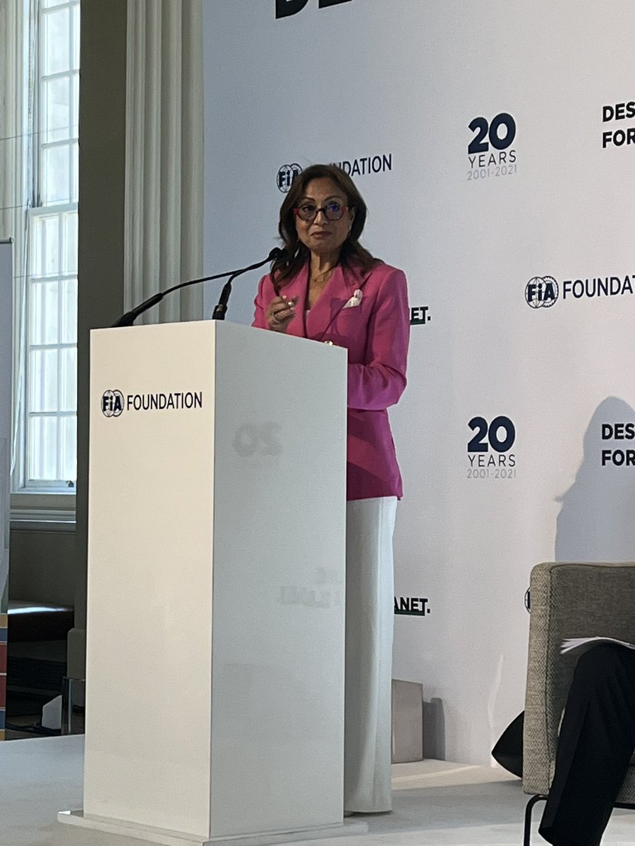 Streets should be build for people - this the first priority. 

Great to hear support to #StreetsForLife, and growing movement for walking and cycling in Africa from <a href="/HEDrAbouZeid/">Amani Abou-Zeid</a> at the <a href="/FIAFdn/">FIA Foundation</a> #CommitToAct
