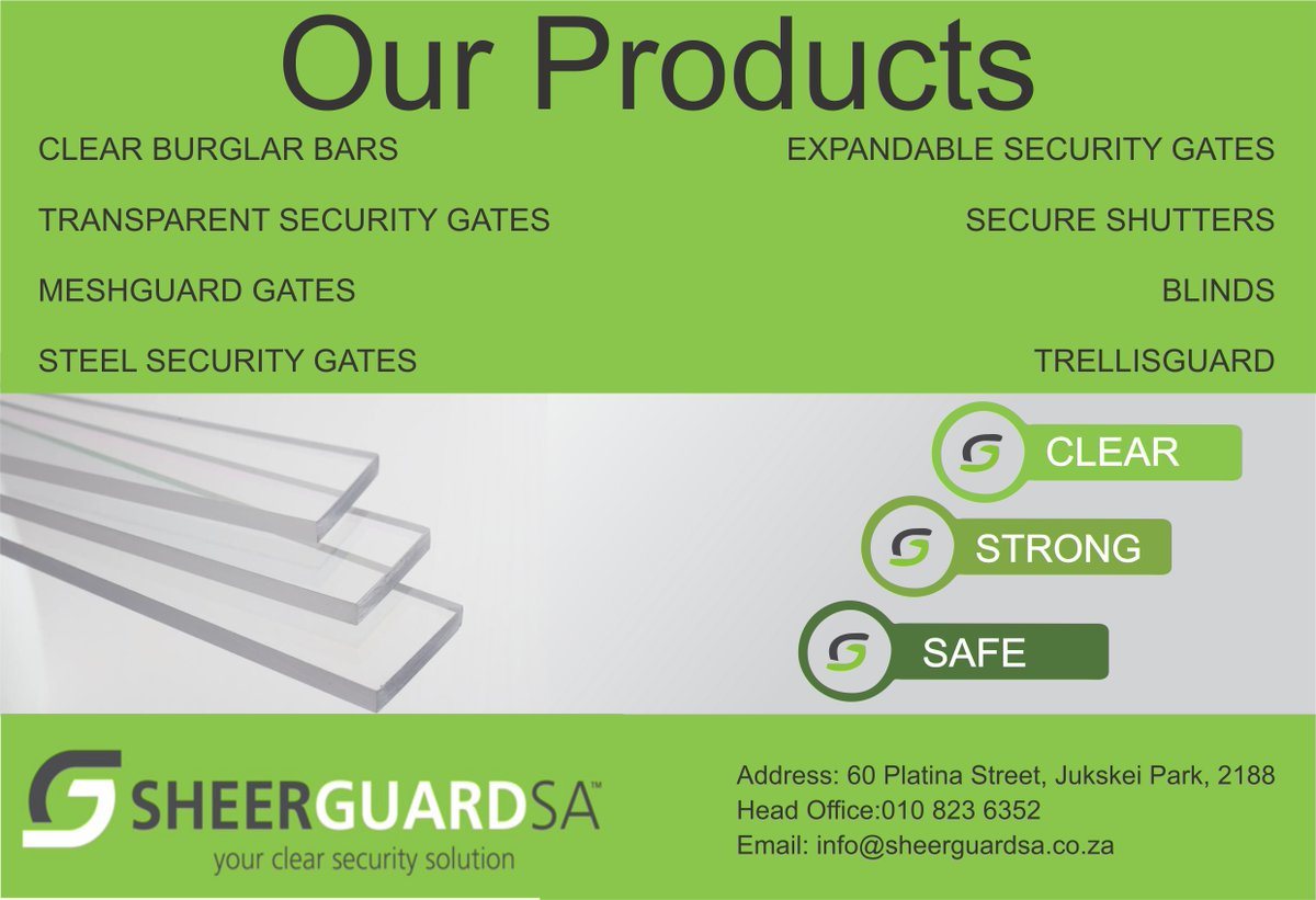 SheerGuardMpu's tweet photo. Clear burglar bars and transparent security gates at affordable prices!
https://t.co/xIVJDaQe62
#sheerguardmpu #clearburglarbars #transparentsecuritygates #expandablesecuritygates #secureshutters #blinds #meshguardsgates #securitygate #pedestriangate #barriergate #gates https://t.co/LBCaZUHh0e