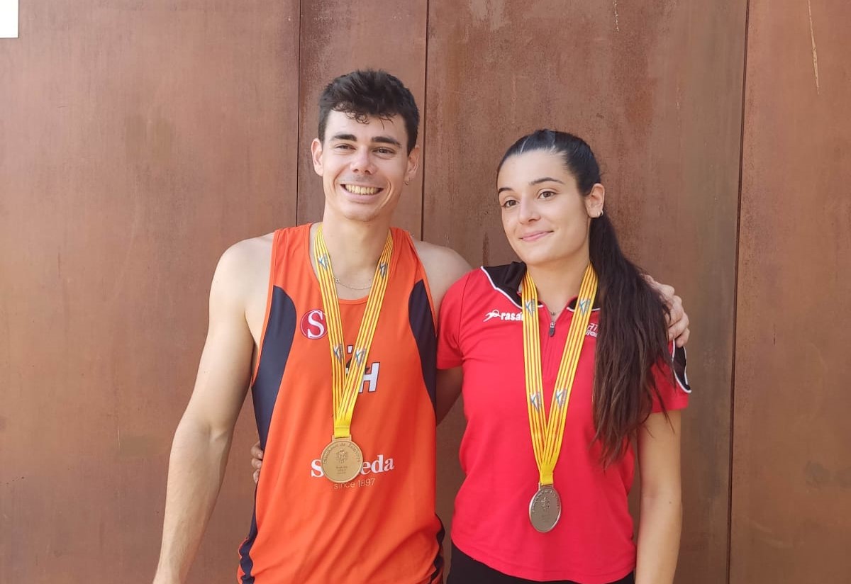 Els atletes molinencs <a href="/Joanmoreno2000/">Joan 🐢</a> i Clàudia Camacho s’emporten medalla al Campionat de Catalunya d’atletisme sub23

🔗 viumolinsderei.com/2022/06/21/joa…