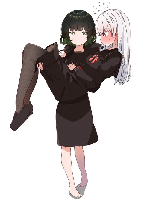 #百合の日 初めて百合イラスト描きました描いてて超楽しかったです 
