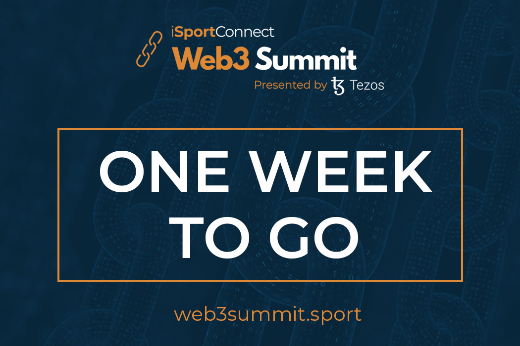 The graphic says it all... 👇

Don't miss out on this crucial event for the sports industry to learn more about how everyone can benefit from web3 technology. Just 7️⃣ days until it all kicks off!

🎟 For more information and to get your tickets now >> web3summit.sport