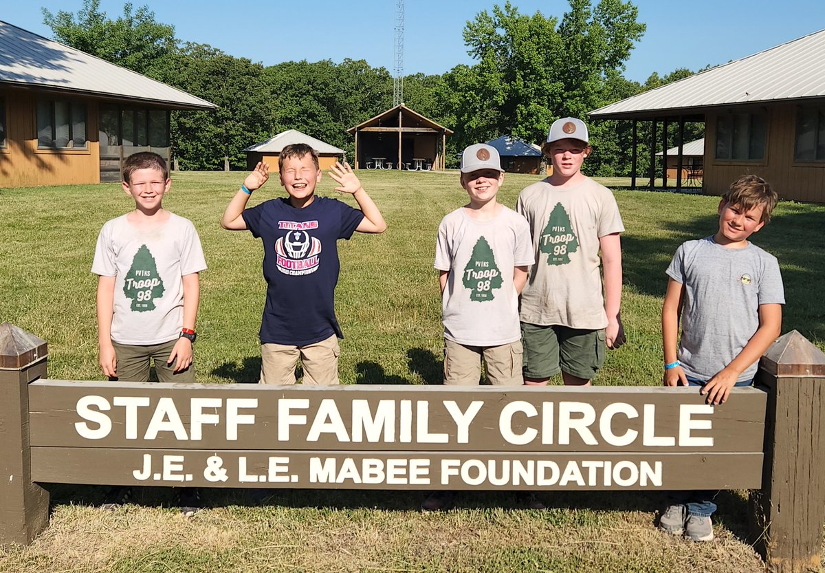 Troop 98. We run farther before 9AM than most troops do all day.