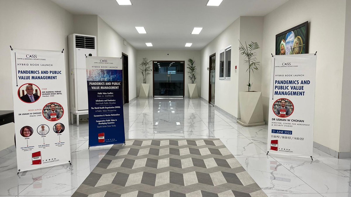 CassThinkers's tweet photo. π’All set for π LAUNCH #Pandemics & #PublicValueManagement written by Dr Usman W Chohan with eminent scholars :
ποΈ Prof. Karl Moore, McGill University, Canada
ποΈ Prof. Enrico Bracci, University of Ferrara, Italy
ποΈProf. Ana Ruchtsman, Saint Louis University, USA https://t.co/Mw6KeWoroH