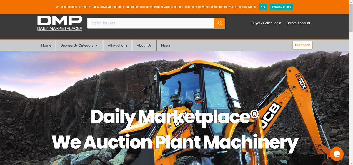 New Website Look - Professional Asset Disposal Platform
dailymarketplace.co.uk/#!/
Buyers Premium - 
12% up to £9,999.00. 7% from £10,000.00 and above.
Cost the seller absolutely nothing to sell the equipment, so better for your pocket even if the item doesn't sell.