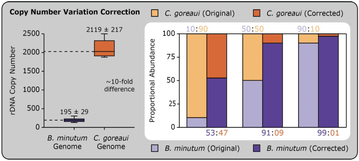 Community-level discussions were dynamic due to inter- & intra-genomic variation & #CopyNumberVariation across lineages. ITS2 will continue to be useful due to its familiarity, but authors need to highlight assumptions & acknowledge & discuss alternative interpretations.