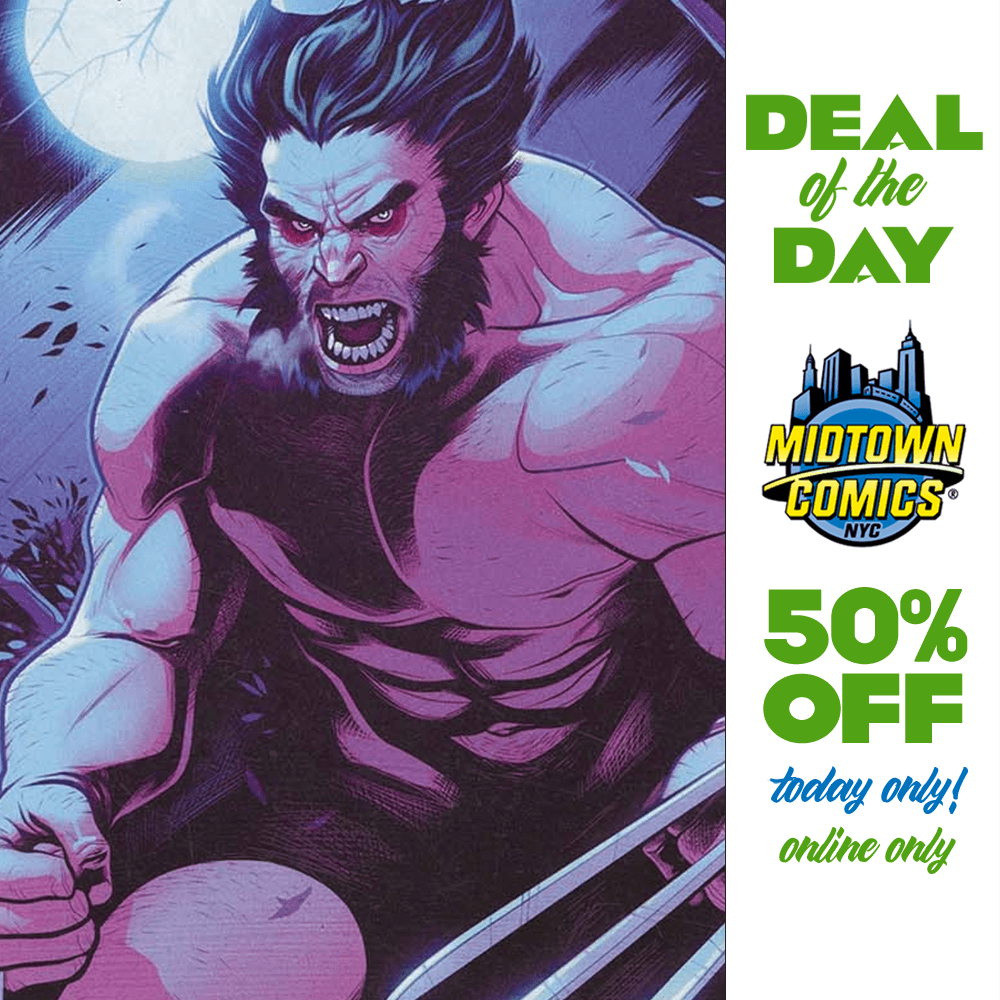 MidtownComics's tweet photo. 🔥#DealoftheDay🔥 50% off ON TODAY’S HIGH END #VARIANT PICK!
Every day there’s something new!
👉https://t.co/Av6u7dd1CG
👉Hunt For #Wolverine #1 Cover E Incentive #ElizabethTorque #VariantCover
#IncentiveCover #MCDOTD #comicdeals #comicsale #ComicCollector #comicart https://t.co/V3VUbBOgKo