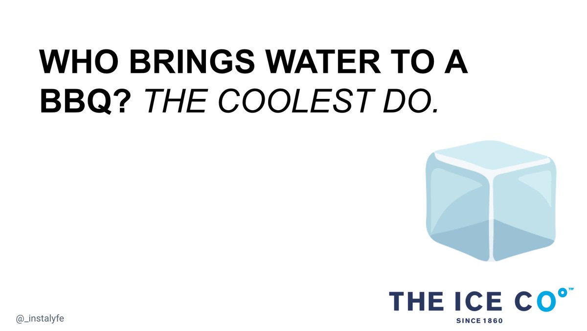 _instalyfe's tweet photo. #NationalIceCubeDay
@OneMinuteBriefs
 
@TheIceCo https://t.co/Mzyvg5onTI
