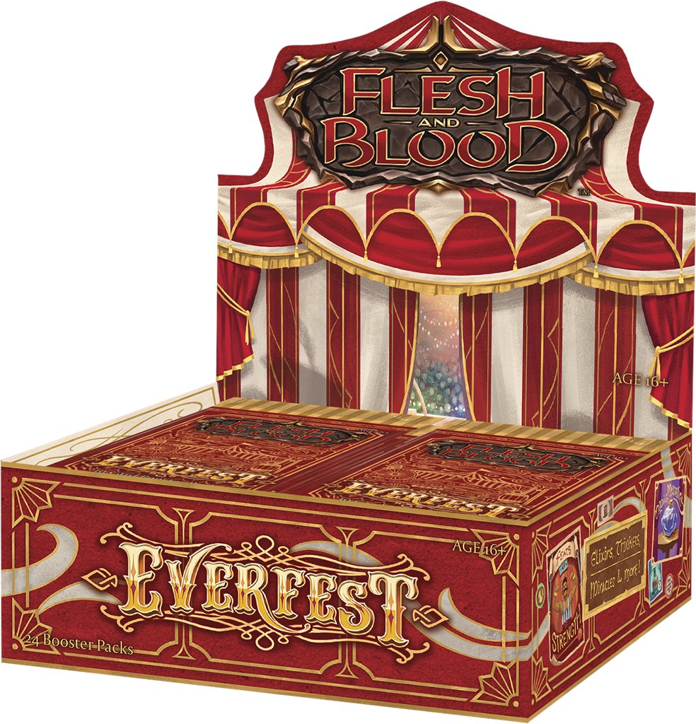 Arrivée prochaine à la Crypte des boosters Everfest 1st edition !  
#fabtcg